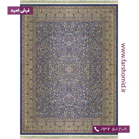 1500 شانه 8 رنگ گل افشان آبی تیره خاطره کویر کاشان