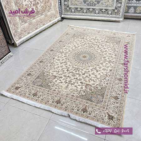 1500 شانه 8 رنگ مستانه کرم صدفی حاشیه سفید خاطره کویر کاشان