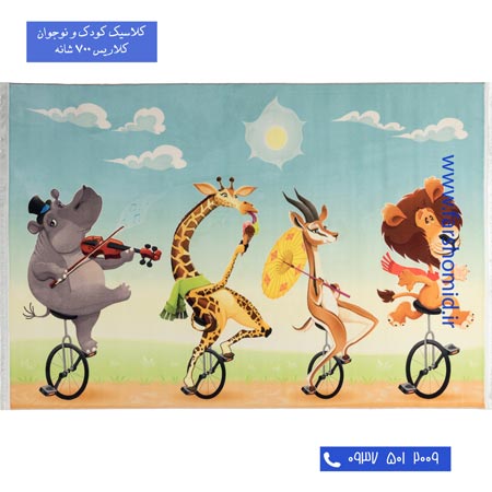 700 شانه طرح حیوانات نوازنده 100213 کودک و نوجوان کلاریس محتشم