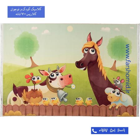 700 شانه طرح حیوانات مزرعه 100216 کودک و نوجوان کلاریس محتشم
