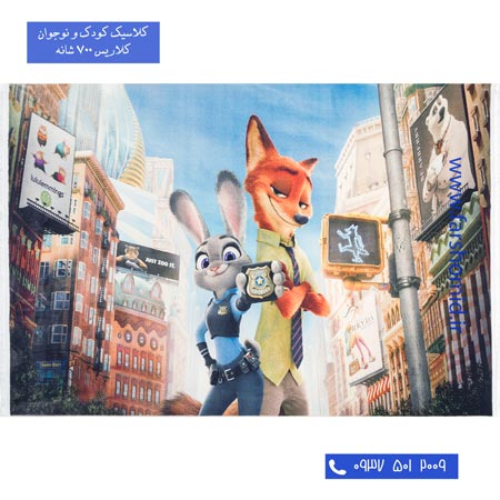 700 شانه طرح زوتوپیا 100242 کودک و نوجوان کلاریس محتشم