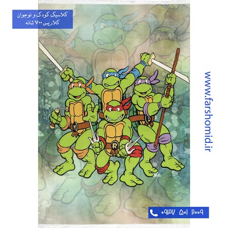 700 شانه طرح لاک پشت های نینجا 100266 کودک و نوجوان کلاریس محتشم