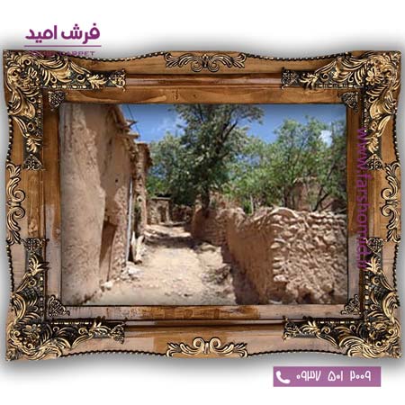 تابلو فرش ماشینی طرح تابلو نقاشی منظره کد 4112 فرشان