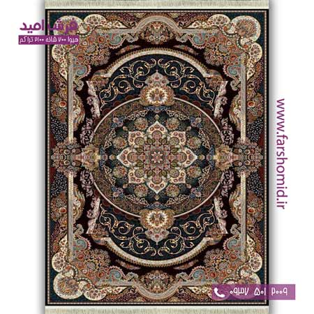 فرش ماشینی 700 شانه BCF مانا سرمه ای فرش هیوا
