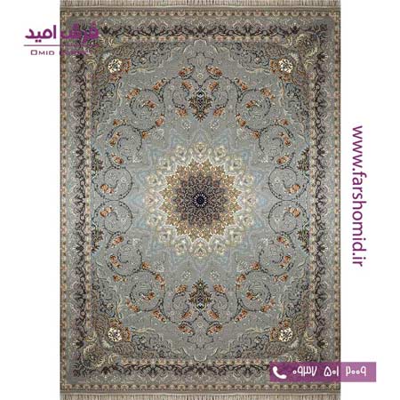 فرش ماشینی 700 شانه 10 رنگ اصل شاینی الماسی قالی کشمیر
