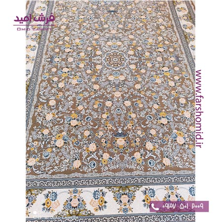 فرش 1000 شانه 8 رنگ طرح 102702 افشان شکلاتی آرشام