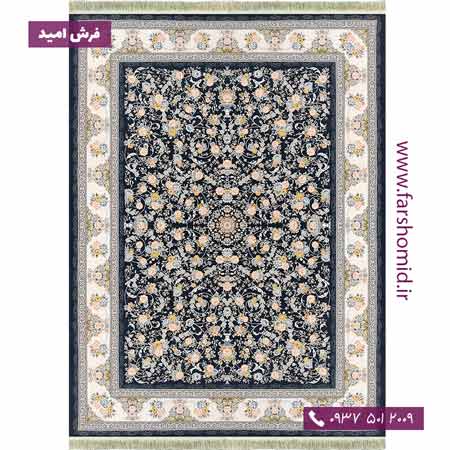 فرش 1000 شانه 8 رنگ طرح 102704 افشان اطلسی آرشام