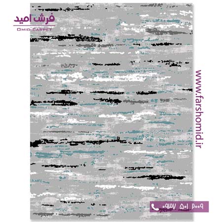 فرش مدرن کلکسیون سیلور کد 341227 فرش آسایش