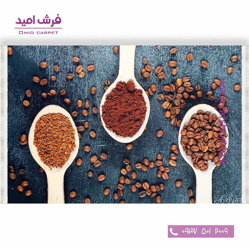 فرش ماشینی آشپزخانه  700 شانه طرح قهوه 101409 کلاریس محتشم