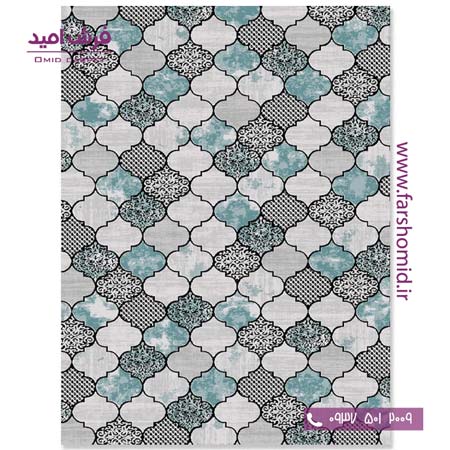 فرش مدرن کلکسیون سیلور کد ۳۴۱۴۵۷ فرش آسایش