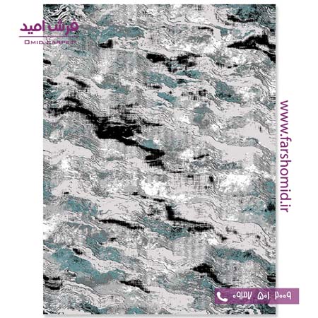 فرش مدرن کلکسیون سیلور کد ۳۴۱۴۷۷ فرش آسایش
