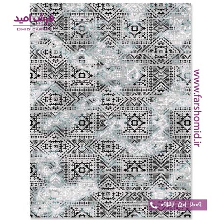 فرش مدرن کلکسیون سیلور کد ۳۴۱۴۹۷ فرش آسایش