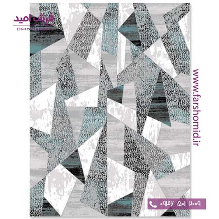 فرش مدرن کلکسیون سیلور کد ۳۴۱۴۸۷ فرش آسایش