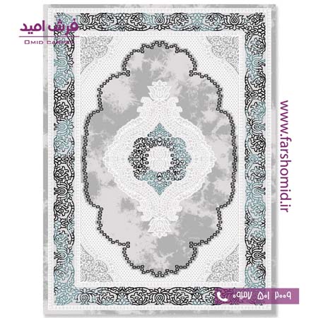 فرش مدرن کلکسیون سیلور کد ۳۴۱۵۱۷ فرش آسایش