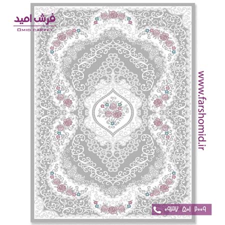 فرش مدرن کلکسیون سیلور کد ۳۴۸۱۲۱ فرش آسایش