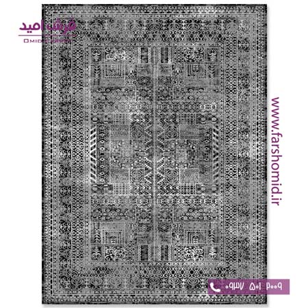 فرش مدرن کلکسیون سیلور کد ۳۴۱۴۱۶ فرش آسایش