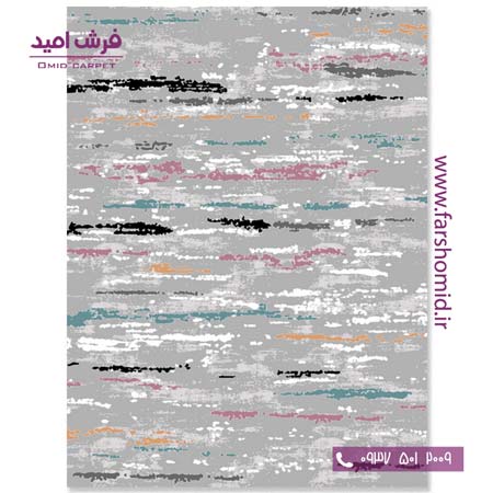 فرش مدرن کلکسیون سیلور کد ۳۴۱۲۲۲ فرش آسایش