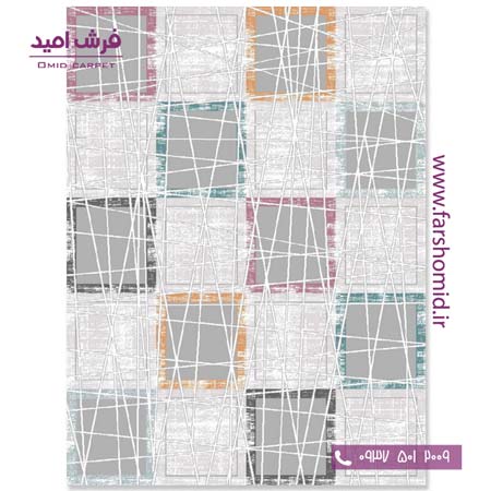 فرش مدرن کلکسیون سیلور کد ۳۴۱۱۷۲ فرش آسایش