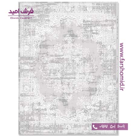 فرش مدرن کلکسیون سیلور کد ۳۴۱۳۲۲ فرش آسایش