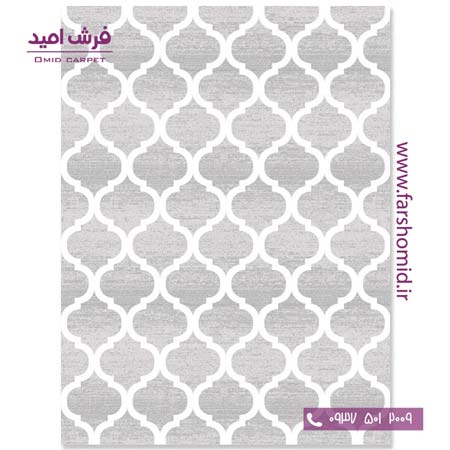 فرش مدرن کلکسیون سیلور کد ۳۴۸۴۳۲ فرش آسایش