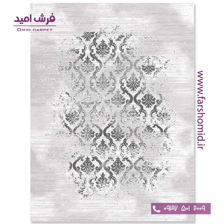 فرش مدرن کلکسیون سیلور کد ۳۴۸۴۴۲ فرش آسایش