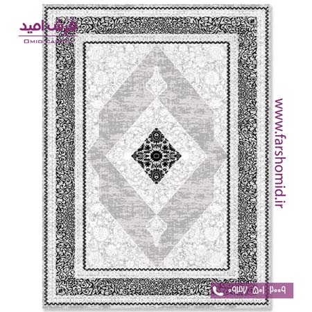 فرش مدرن کلکسیون سیلور کد ۳۴۱۰۹۵ فرش آسایش