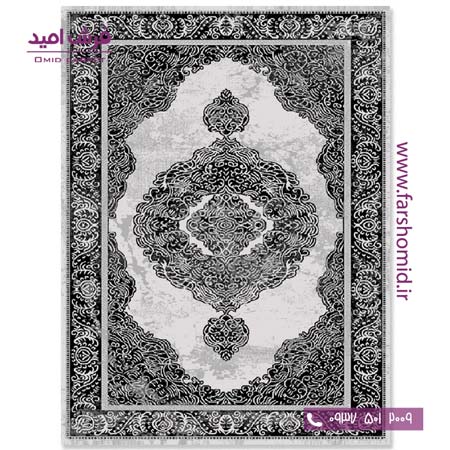 فرش مدرن کلکسیون سیلور کد ۳۴۱۳۰۵ فرش آسایش