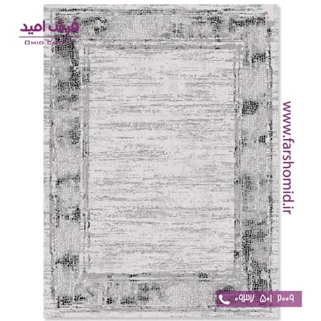 فرش مدرن کلکسیون سیلور کد ۳۴۱۳۶۵ فرش آسایش