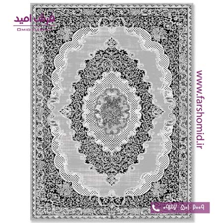 فرش مدرن کلکسیون سیلور کد ۳۴۱۳۸۵ فرش آسایش