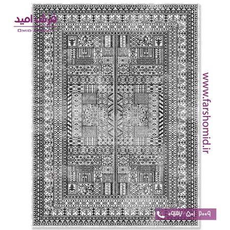 فرش مدرن کلکسیون سیلور کد ۳۴۱۴۱۵ فرش آسایش