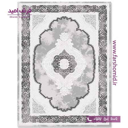 فرش مدرن کلکسیون سیلور کد ۳۴۱۵۱۵ فرش آسایش