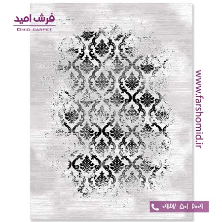 فرش مدرن کلکسیون سیلور کد ۳۴۸۴۴۵ فرش آسایش