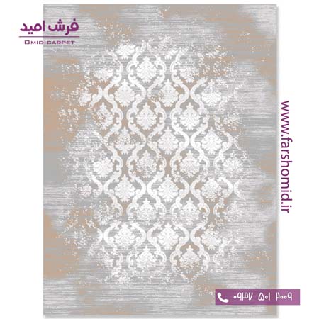 فرش مدرن کلکسیون سیلور کد ۳۴۸۴۴۸ فرش آسایش