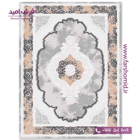 فرش مدرن کلکسیون سیلور کد ۳۴۱513 فرش آسایش