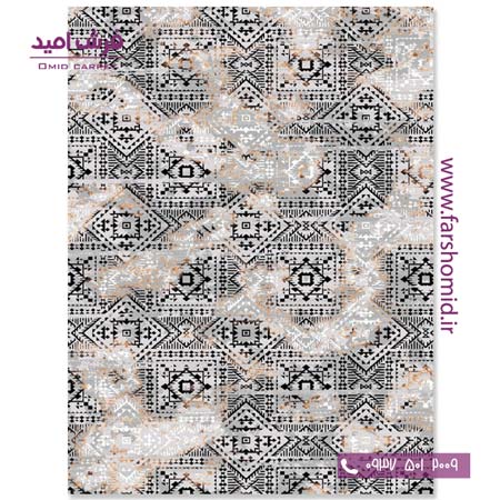 فرش مدرن کلکسیون سیلور کد ۳۴۱493 فرش آسایش