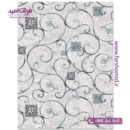 فرش مدرن کلکسیون سیلور کد ۳۴۱057 فرش آسایش