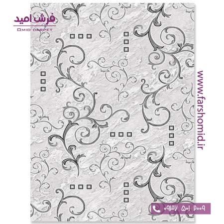 فرش مدرن کلکسیون سیلور کد ۳۴۱015 فرش آسایش