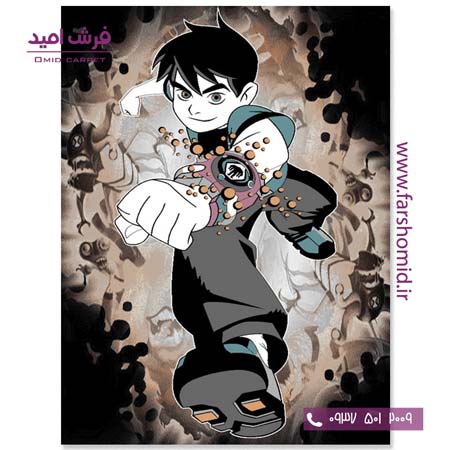 فرش کودک کلکسیون سیلور کد ۳۴2۰۳۶ نارنجی فرش آسایش