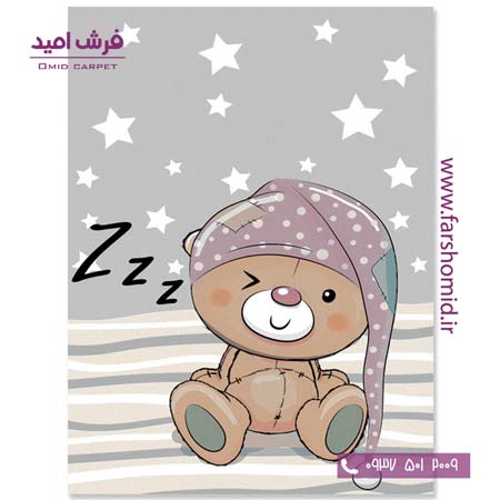 فرش کودک کلکسیون سیلور کد ۳۴2۴۳۰ صورتی فرش آسایش