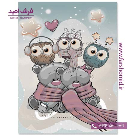 فرش کودک کلکسیون سیلور کد ۳۴2۴۳۷ فرش آسایش