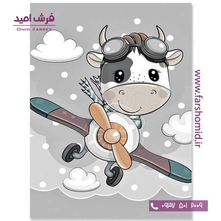 فرش کودک کلکسیون سیلور کد ۳۴2۴۵۶ فرش آسایش