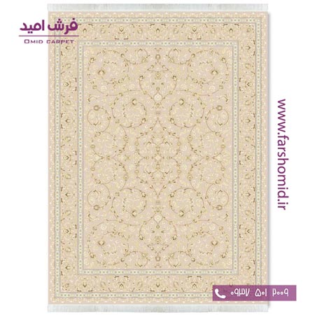 فرش ماشینی 700 شانه ۸ رنگ اصل افشان افشاری نسکافه ای قالی کشمیر