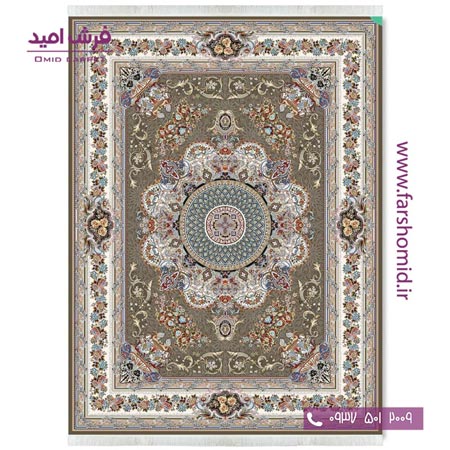 فرش ماشینی 700 شانه 10 رنگ اصل ونیز نسکافه ای قالی کشمیر
