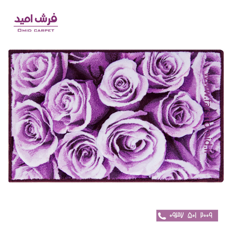 پادری سه بعدی غنچه گل رز یاس زرباف