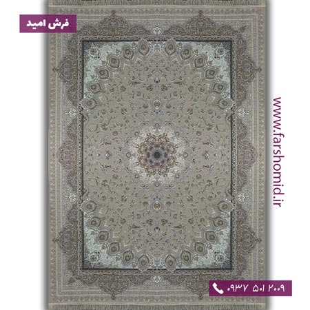 یک تخته 9 متری فرش ماشینی 1250 شانه 10 رنگ کد 4007 نسکافه ای روشن فرش رجال