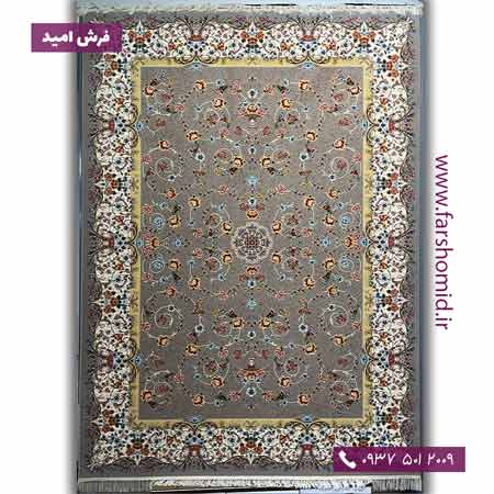 یک تخته 9 متری فرش 1000 شانه 10 رنگ کد 10030 فیلی فرش ماهوت کویر