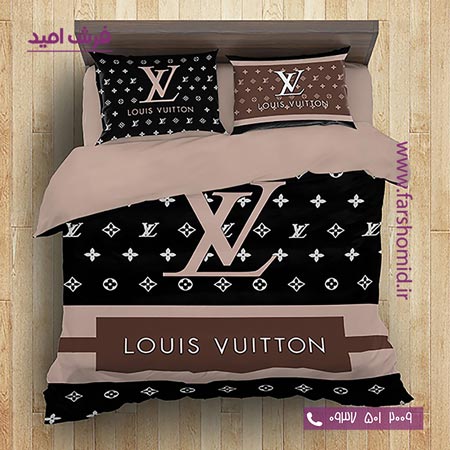سرویس لحاف روتختی 6 تکه دو نفره اولدوز طرح لویی ویتون کد 20116