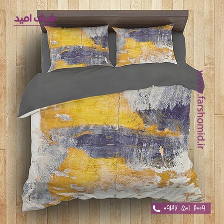 سرویس لحاف روتختی 6 تکه دو نفره اولدوز طرح ابر و باد کد 20129