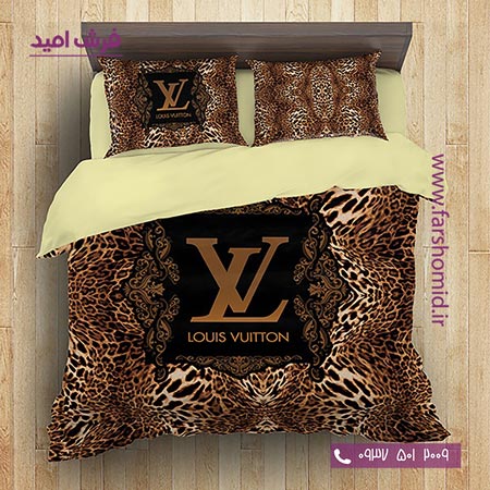 سرویس لحاف روتختی 6 تکه دو نفره اولدوز طرح لویی ویتون کد 20128