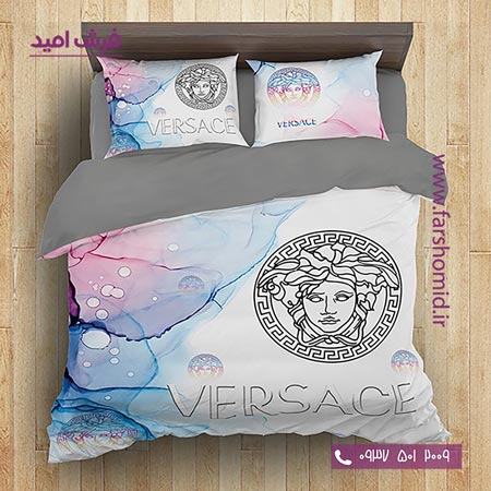 سرویس لحاف روتختی 6 تکه دو نفره اولدوز طرح ورساچه کد 2013۳